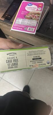 CAGE FREE 12 LARGE BROWN EGGS