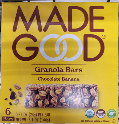 Granola Bars Chocolate Banana