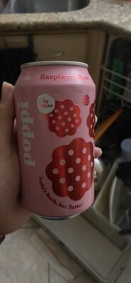 Raspberry Rose Prebiotic Soda