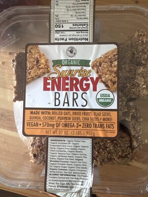 Organic Energy Bars