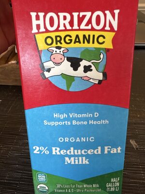 2% Reduced Fat Milk