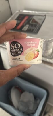 strawberry banana coconut yogurt alternative