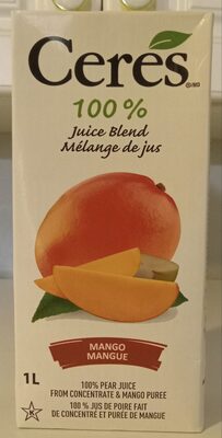 100% Mango Juice Blend