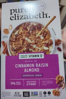 Cinnamon Raisin Almond Superfood Cereal