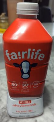 Whole ultra-filtered milk