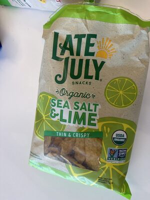 Organic Sea Salt & Lime Thin & Crispy