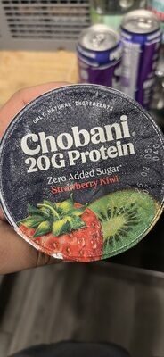 Chobani 20G Protein Zero Added Sugar Strawberry Kiwi
