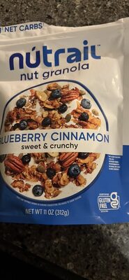 nut granola blueberry cinnamon