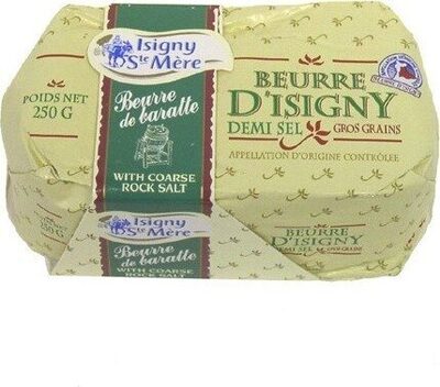 Butter with coarse salt