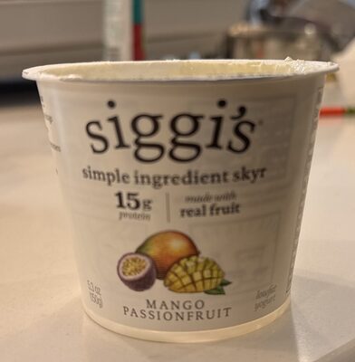 Mango Passionfruit simple ingredient skyr lowfat yogurt