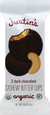Dark Chocolate Cashew Butter Cups