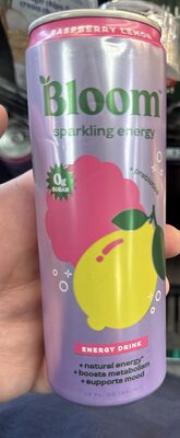 Raspberry Lemon sparkling energy
