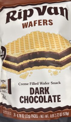Creme Filled Wafer Snack Dark Chocolate