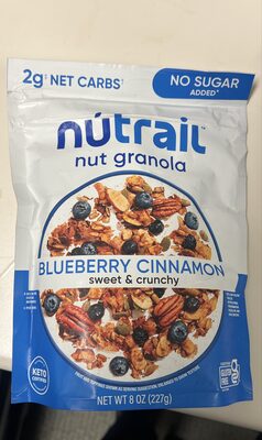 nut granola blueberry cinnamon