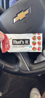 APPLLES + STRAWBERRIES MINI FRUIT BAR