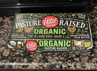 Organic Pasture Raised Eggs