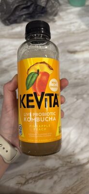 LIVE PROBIOTIC KOMBUCHA PINEAPPLE PEACH