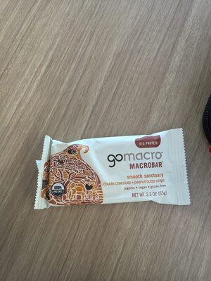 MACROBAR smooth sanctuary double chocolate + peanut butter chips