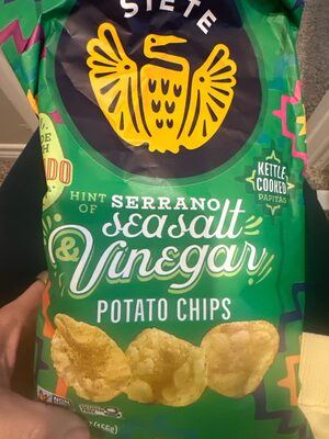 Serrano sea salt & vinegar potato chips
