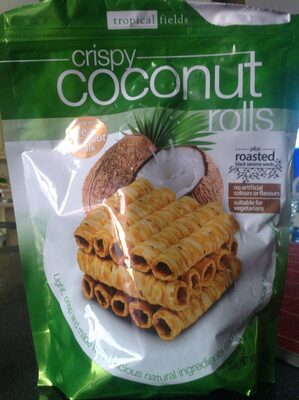 Tropical fields crispy coconut rolls