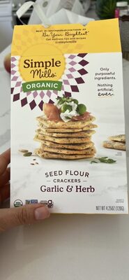 VEGGIE FLOUR PITA CRACKERS Mediterranean Herb