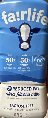 Reduced Fat Ultra-Filtered Milk