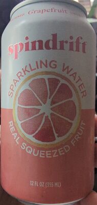 Grapefruit Sparkling Water & Real Squeezed Fruit