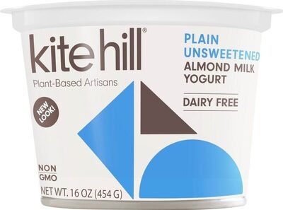 plain unsweetened ALMOND MILK YOGURT