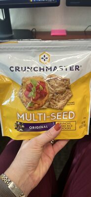 Crunchmaster Multi-Seed Original Crunchy, Baked Rice Crackers