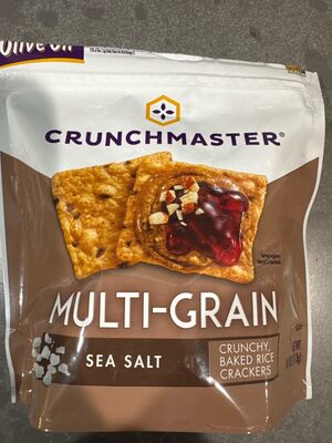 Multi-Grain Sea Salt Crunchy, Baked Rice Crackers