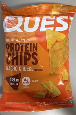 Nacho Cheese Tortilla Style Protein Chips
