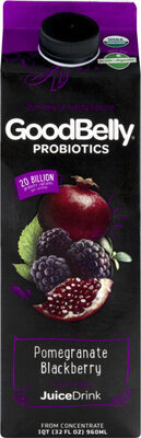 PREBIOTIC & PROBIOTIC JUICE DRINK POMEGRANATE & BLACKBERRY FLAVORED