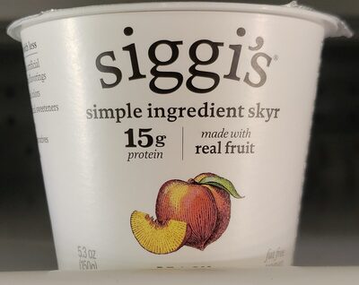 PEACH simple ingredient skyr